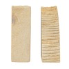 Creative Co-Op Decorative Sandstone Bookends with Ribbed Edge, Natural, Set