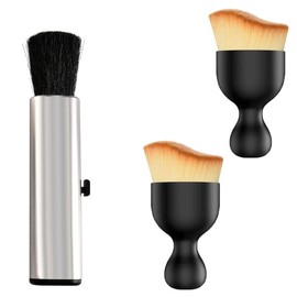 Ruayia Car Detailing Brush, Pack of 3 Car Interior Detail Brush, Cleaning Brush, Car Interior Cleaning Tools, Soft Brush, Car Interior Brush for Dashboard, Air Outlet Gap