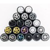 Unbranded 1/64 Scale Wheels & Rubber Tires (10 Sets) Real