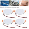 Leapiture 4 Pcs 4in RV Ceiling Domelight, DC 12V RV