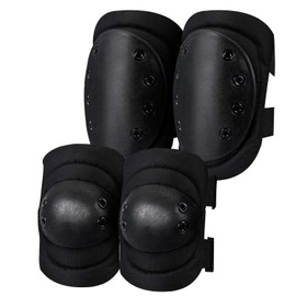 OPLIY Tactical Knee Pads,Airsoft Knee & Elbow Protective Pads Guard for Army, Paintball, Hunting and Anyother Outdoor Sports