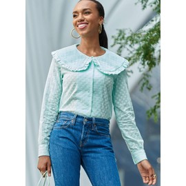 McCall's Peter Pan Sewing Pattern M8180F5 Misses Blouse Code M8180 Paper White Sizes 16-24