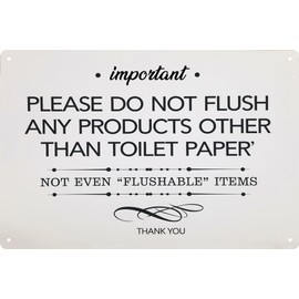 Funny Bathroom Signs Wall Art Do Not Flush Rules Bathroom Sign Ready To Stick Premium Finish Durable 8x12 Inch