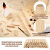PATIKIL 1/2" x 3-1/8"(12 x 80mm) Wood Dowel Pins, 50