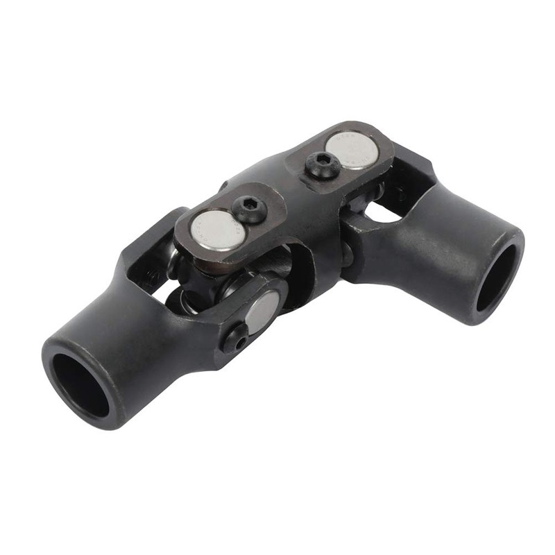 OCPTY Black Universal Steering Shaft U-Joint Coupler 3/4" Round *