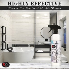 Rock Doctor Shower Cleaner Spray, Marble Cleaner, Granite Cleaner, Quartz, Ceramic & Stone Cleaner | Soap Scum & Hard Water Stain Remover, 24.oz Pack of 1