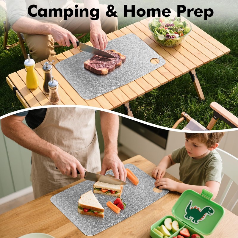 Titanium Cutting Board, 100% Pure Titanium Chopping Board for Kitchens,