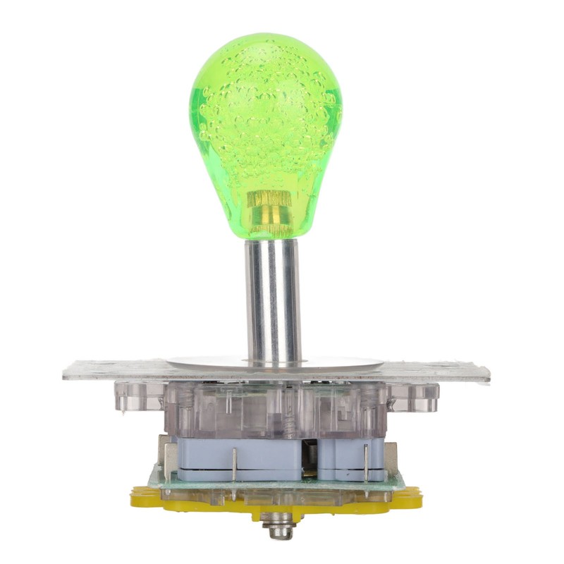 Arcade Joystick Kit Colorful 5 Pin Oval Crystal Fully Automatic