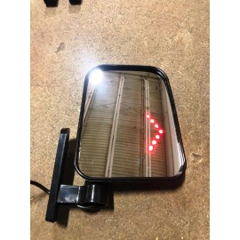 Maverick Advantage Club Car Yamaha EZGO Golf Cart Side View Mirror LED Turn Signal -Universal Fit