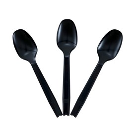 Daikoku Industrial Co., Ltd. Spoons 100 pcs #160 Black