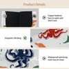 2 Pack Tissue Box Cover Holder, Octopus Dolphins Rectangle Leather