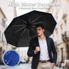Seniny Windproof Travel Umbrella, Double Vented Canopy Large Umbrellas for