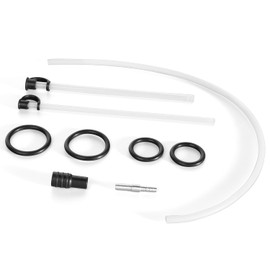 Thorstone New Accessory Kit for Pneumatic/Manual Oil Changer Vacuum Fluid Extractor Pump, 2 Suction Tubes, 1 Long Rubber Hose, Extra O Rings and Connectors