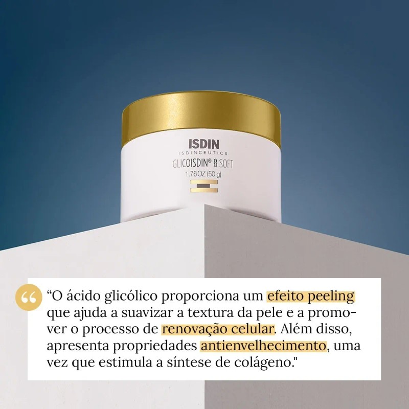 Isdinceutics Glicoisdin 8 % crema 50 g con AHA, renovación