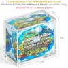 Happyseason Booster Box Acrylic Case, Magnetic Stacking Design, Rounded Edges,