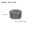 HARFINGTON PTFE Film Tape Roll, 0.8" x 33 ft High