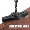 Hole Drilling Guide Centering Dowel Straight Hole Positioner Woodworking Splicing