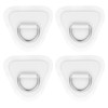 PATIKIL 3.5" Paddle Board D Rings, 4 Pcs Stainless Steel