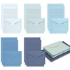 Gilprop 100 Pcs Stationery Paper Lined Stationery Paper and Envelopes