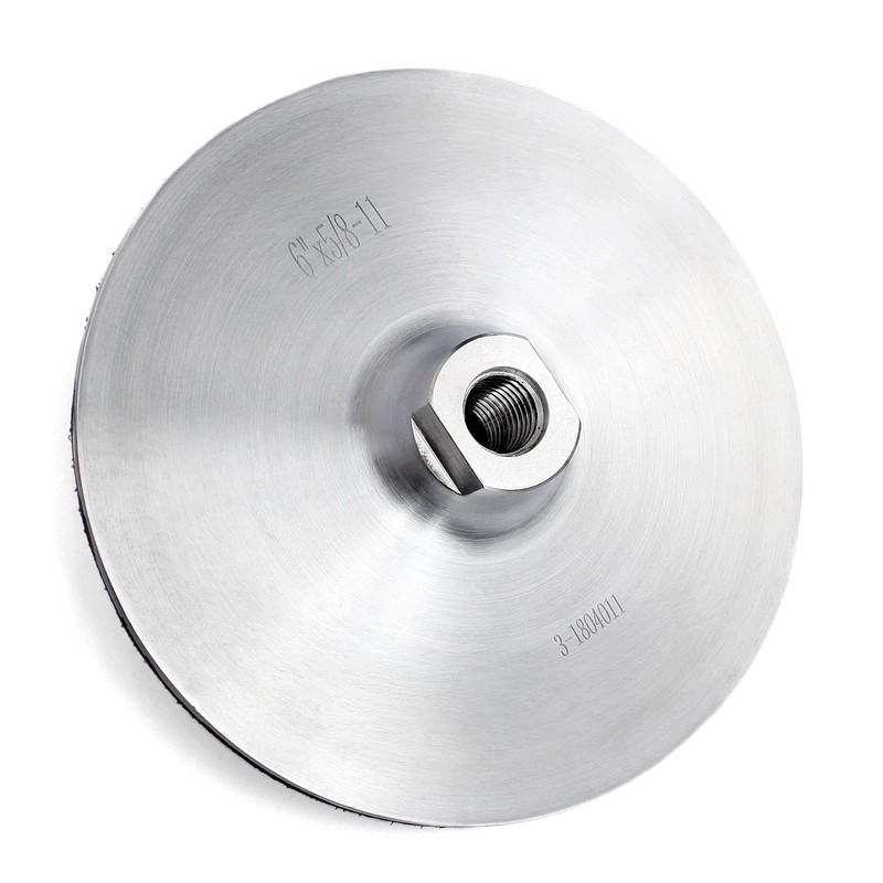 Aluminum Backer Pad 6 Inch Hook and Loop Back Holder