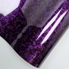 LZLRUN LZLRUN Forged Gloss Carbon Fiber Purple Vinyl Wrap Roll