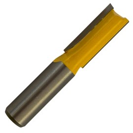 Rennie Tools - 1/2" Cutting Diameter x 1/2" Shank x 32mm Flute Extra Long TCT Tipped 2 Flute Straight Router Kitchen Worktop Cutter Bit