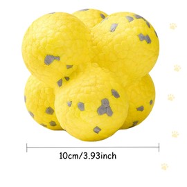Fayemint Pfotenstern Magic Ball, Kauzauber Ball Hund Pfotenstern, Wasserdicht Und Bissfest Kauzauberball, für Große, Mittelgroße, Kleine Hunde （10cm）