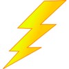 CafePress Lightning Bolt Round 4" MDF Holiday Ornament