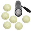 6PCS Golf Fluorescent Light Balls Night Practice Light Glowing Ball