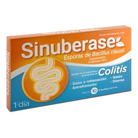 Sinub Erase 10 Ampolletas Ingeribles Probióticos