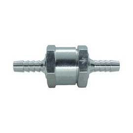 CDQBWKJGFJ 2 Pcs 6mm 1/4" Fuel Non Return One Way Check Valve Petrol Diesel Fuel Oil Water Aluminium Alloy