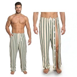 neilgo Tearaway Post-Surgery Recovery Pajamas Pants with Velcro Closure, ACL, Hip & Knee Surgery Essentials, Ideal for Hip & Knee Surgery Patients