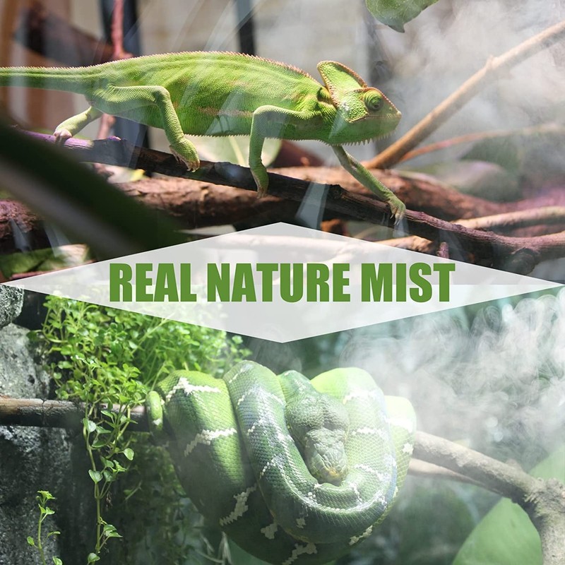 MRREPTILE Reptile Fogger Humidifiers Mister, Misting System for Reptiles, Terrarium