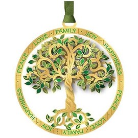 Beacon Design 62718 Peace Love Family Joy Happiness Tree of Life Hanging Ornament