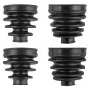 Caltric 2 Front Axle Outer Inner CV Boot Kit For