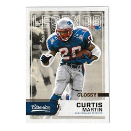 Curtis Martin 2016 Classics Glossy Football Card #170 - New England Patriots