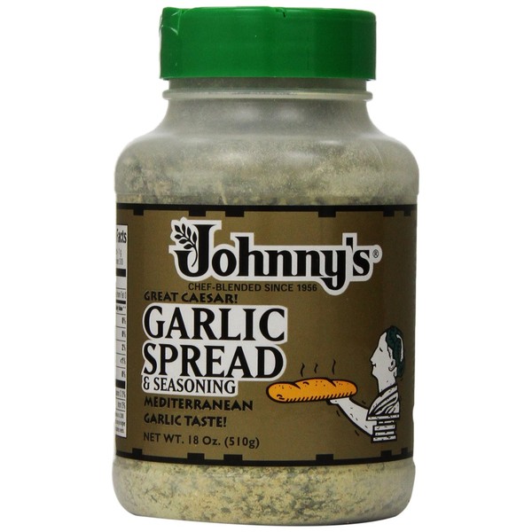 Johnny's Garlic Spread and Seasoning, 18 Ounce