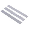 3pcs Deckle Edge Ruler Paper Tearing Ruler Craft Ruler Paper