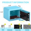 0.23 Cubic Feet Safe Box, Small Safe W/Fireproof Bag, Keys