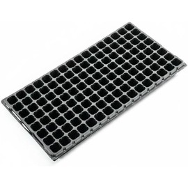 YIJU Bandeja para Semilleros de Siembra con Compartimientos Separados Drenaje Óptimo y Reciclabilidad Adecuada para en Jardinería Educativos Invernaderos y Espacios Domésticos, 80G, 128 Orificios