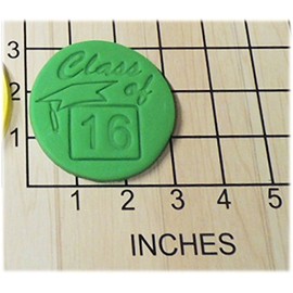 Graduation Class Reunion with Changeable Number Set Fondant Cookie Cutter #1148