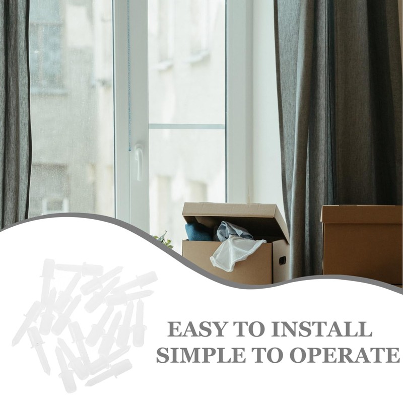 OSALADI Plastic Blinds Repair Pins 80pcs Shutter Replacement Pins Staple