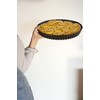 Riess 0868-022 Classic-Baking Pans Flan-Form Round, Diameter-30 cm Black