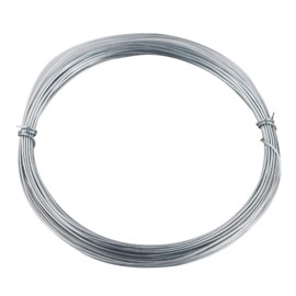 SZCXDKJ Craft Wire 1mm 10m Anodized Silver Aluminum Wire for Jewelry Craft Making Beading Making Art Craft DIY Embellishment Decoration Florist Supplies -Silver