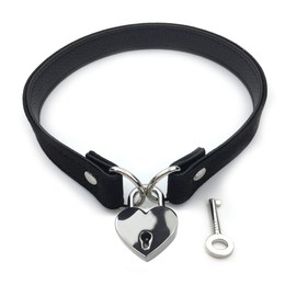Succuba Padlock Choker Collar Necklace Lolita Collar Cat Kitty Velvet Necklace with Lock and Key for Women and Men (C, Inches, 14.00)