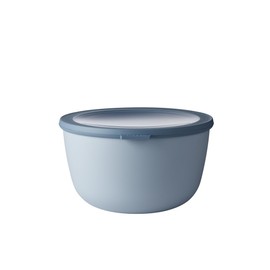 Rosti Mepal RST62180BLU Cirqula Multi Food Storage and Serving Bowl with Lid, 3 Quart, Nordic Blue