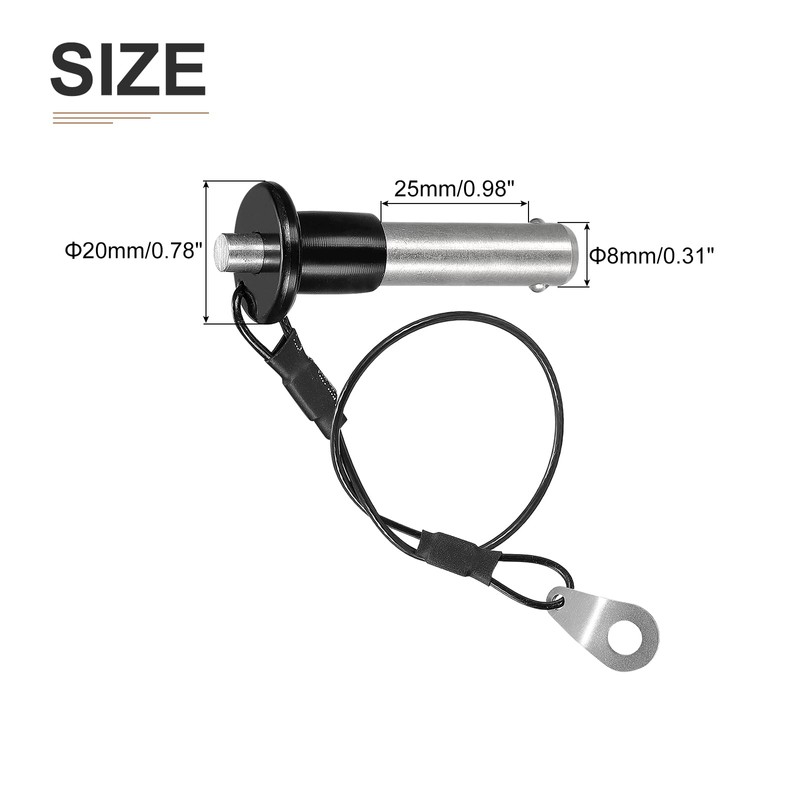 DTGN 10mm x 25mm (DxL) Quick Release Pin Components for