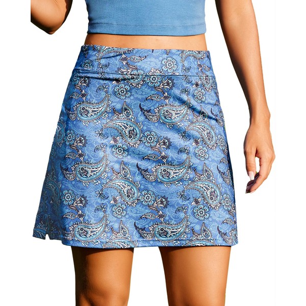 Ekouaer Skorts Skirts for Women Golf Tennis Skirts with Pockets