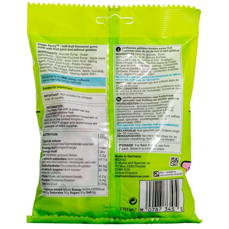 Marks & Spencer | Percy Pigs - Veggie Percy |