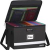 DSDCDJ File Box with Lock - Portable File Organizer Box